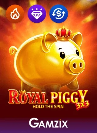 3x3 Royal Piggy Hold the Spin Slot